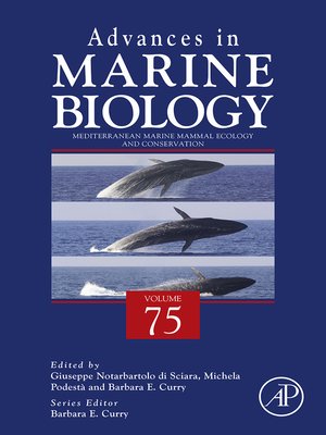 cover image of Advances in Marine Biology, Volume 75
